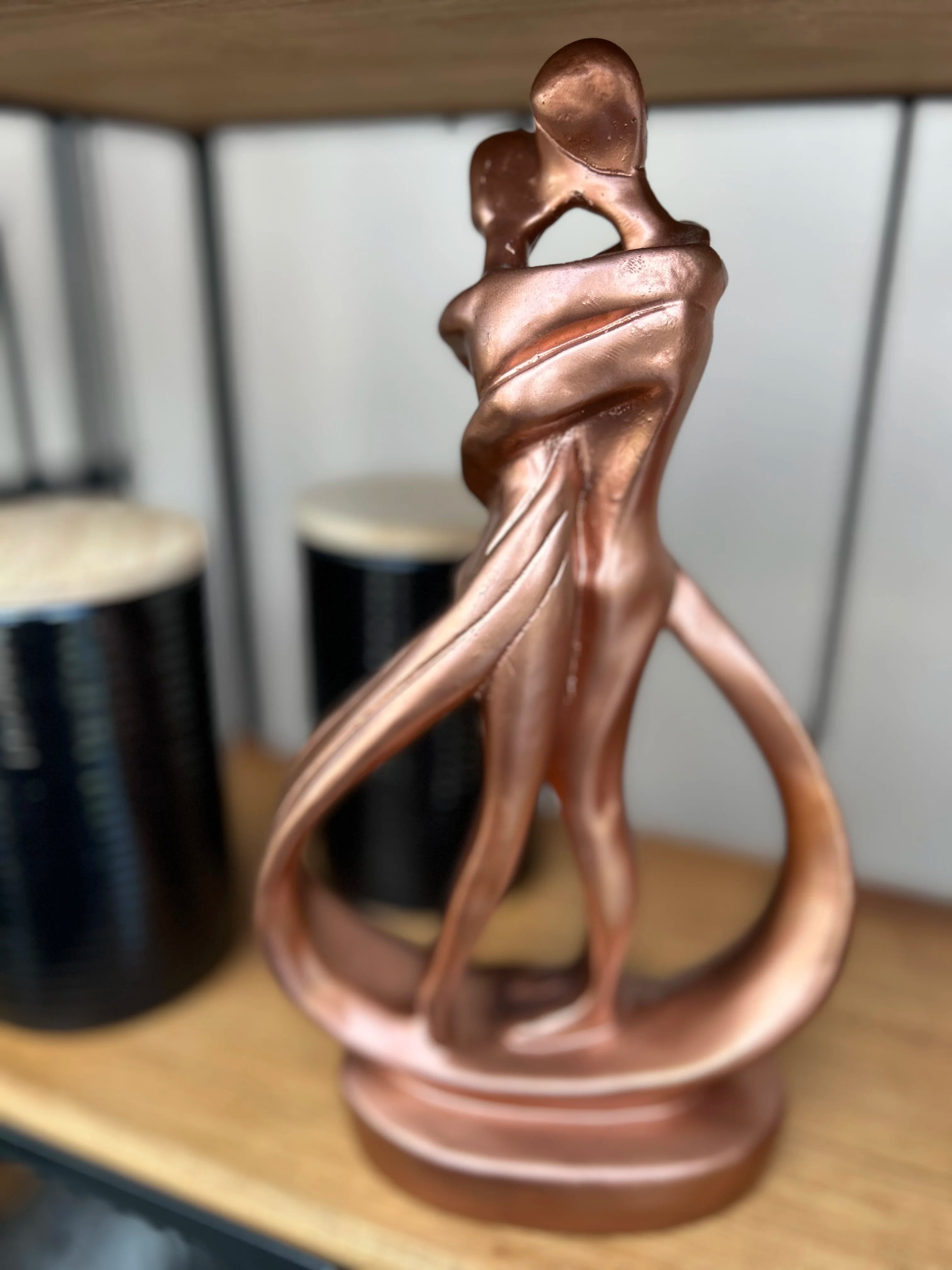 Casal Apaixonado-29 cm-Escultura Luxo (Fabricado no Brasil)